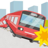 電車の中で地震が起こったらどうする？